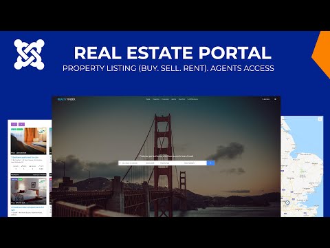 Build a Real Estate Website Like Zillow With Joomla - Buy Sell Rent - Agents Access - Review + Demo