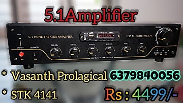 5.1 AMPLIFIER WITH VASANTH PROLAGICAL BOARD
