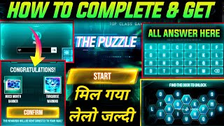 FREE FIRE THE PUZZLE EVENT KAISE PURA KARE || HOW TO COMPLETE Authorization NEEDED FOR THE PROGRAM screenshot 4