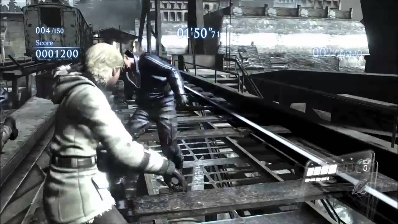 [Complete Version] RE6 Unique Melee Moves, Special Quick Shot and Taunts Exhibition