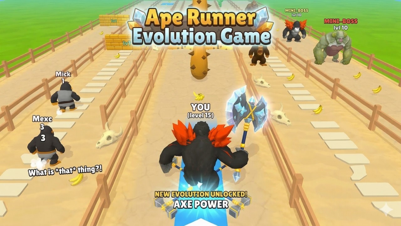 Evolution Game Ios Ape Runner Evolution Gameplay 🐒 Unlocking New Evolutions! | Android ...