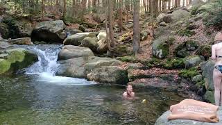 28.04.2024 Przesieka. Kaskada Podgórnej. Temp 9°C. Water 4°C. Wind 5m/s. morsowanie ASMR