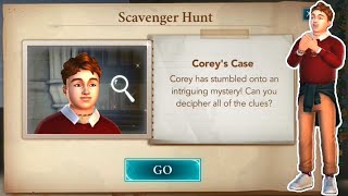 Corey's Case Hogwarts Mystery Scavenger Hunt