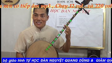 DẠY ĐÀN NGUYỆT p4.1 bai 4 CHO NGƯỜI DỐT CỰC DỐT CƠ BẢN 1