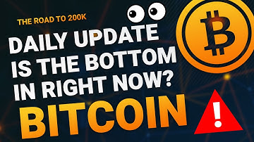 IS THE BOTTOM IN RIGHT NOW? - BTC PRICE PREDICTION - SHOULD I BUY BTC - BITCOIN ANALYSIS