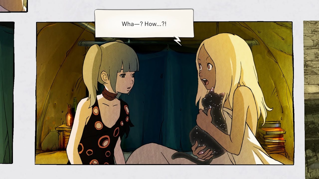 Gravity Rush Remastered - Cyanea Wakes up in Kats Bed! HQ