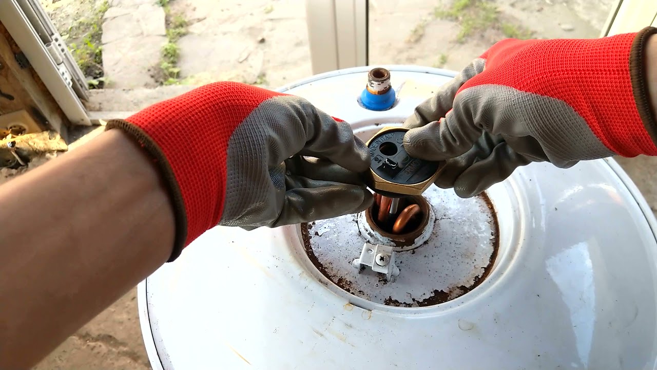 Ремонт бойлера Thermex, проверка тэна, терморегулятора, чистка ...