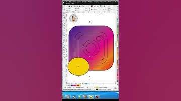 Instagram Logo Design in Coreldraw #shorts #coreldraw #coreldrawtutorial