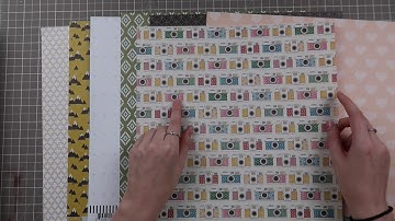 Mixing and Matching Patterned Papers + Paper Layers // Falling Back to Basics Series