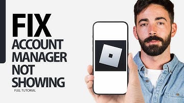 How To Fix Account Manager Not Showing On Roblox Game App 2025