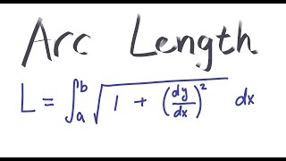 how to find arc length/length of curve - detailed example showing full step by step solution
