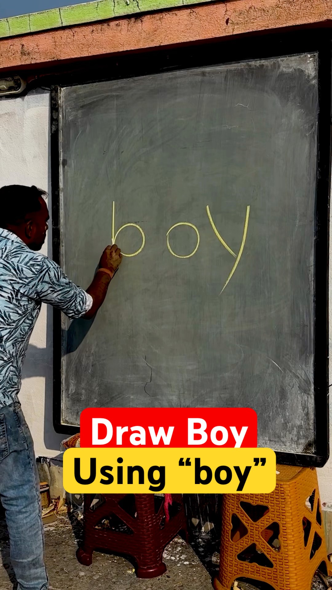 Draw a Boy using “boy” #art #tutorial #shorts