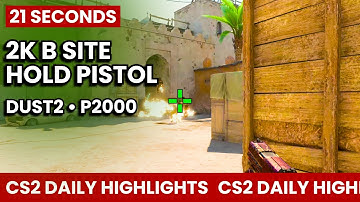 Utility & Aim – P2000 Double Kill B Site Hold | Dust2 | Highlights CS