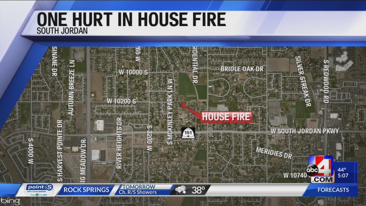 Overnight house fire sends one person to the hospital with burns in ...