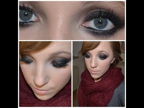 Dark Eyes Look /Tutorial Dunkle Augen schminken (Smokey,Schwarz,Rauchig) - YouTube