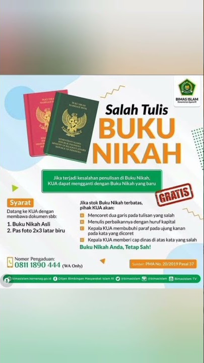 Buku Nikah Salah!