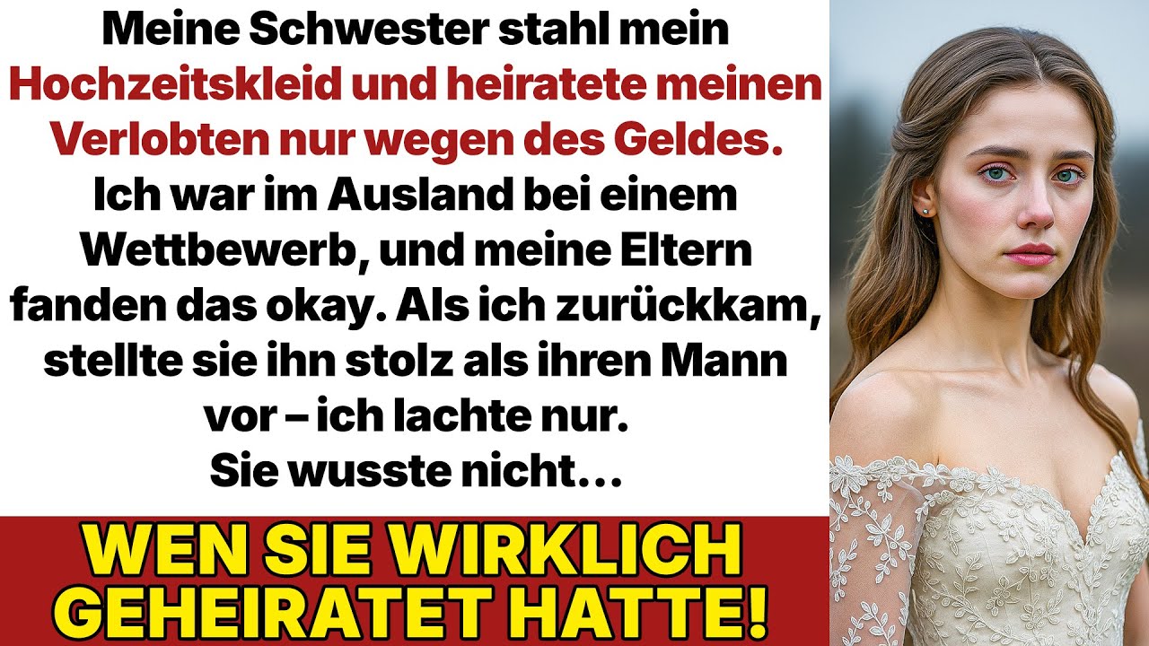 Auf Geschäftsreise stahl meine Schwester meinen Verlobten und heiratete ihn wegen des Geldes!