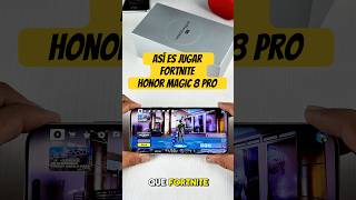 Así es jugar FORTNITE en el HONOR Magic 8 Pro de @honorperu 60FPS en calidad Épica