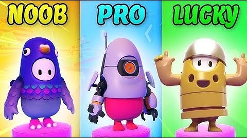 NOOB vs PRO vs LUCKY - Fall Guys: Ultimate Knockout