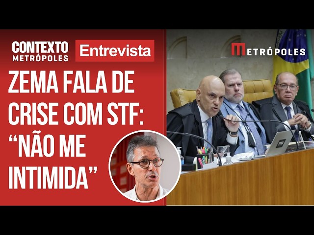Alvo de ação, Zema diz que STF não o intimidará: “Se carapuça serviu”; veja íntegra