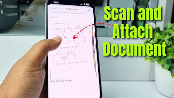 How to Scan and Attach a Document to an Email on iPhone