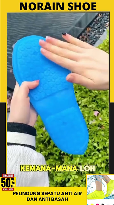 Norain Shoe Pelindung Sepatu dari Air Hujan dan Basah Akibat Genangan, Anti Slip