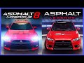 Asphalt 8 vs 9 Graphics Comparison