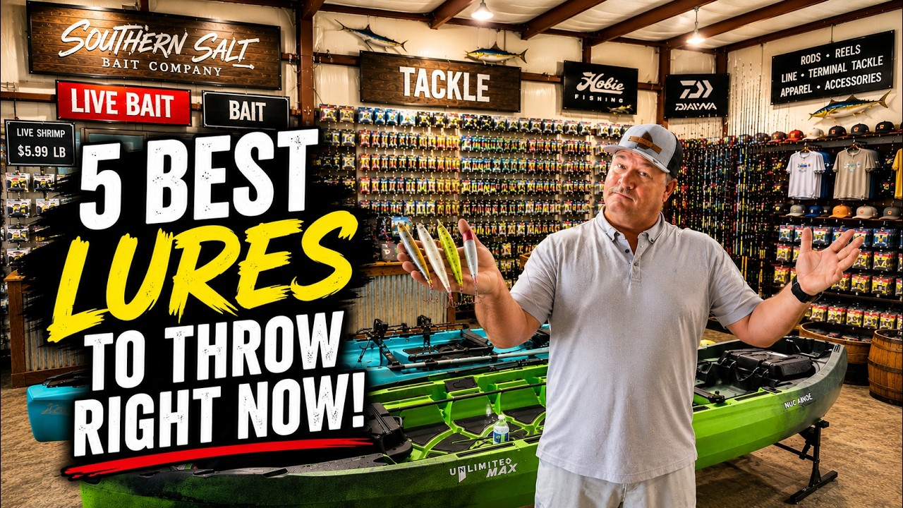 Top 5 Summer Fishing Lures That Catch EVERYTHING **INSHORE FISHING 101**