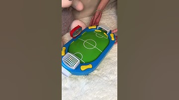 Thumbnail of mini football game, mini table football toy with score recorder two player #amazingtoys #shorts