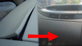 Fixing Renault Espace radio cover - banded unglued