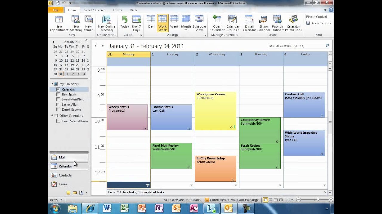 Outlook 2010 & Office 365 for Small Business - YouTube