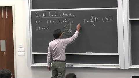 Solid State Magnetism (Lecture 9): Crystal Field Interaction