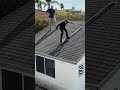 Skating A Flatbar On A Roof With The Dern Brothers!