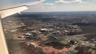 Landing in Washington Dulles on United Airlines Boeing 767