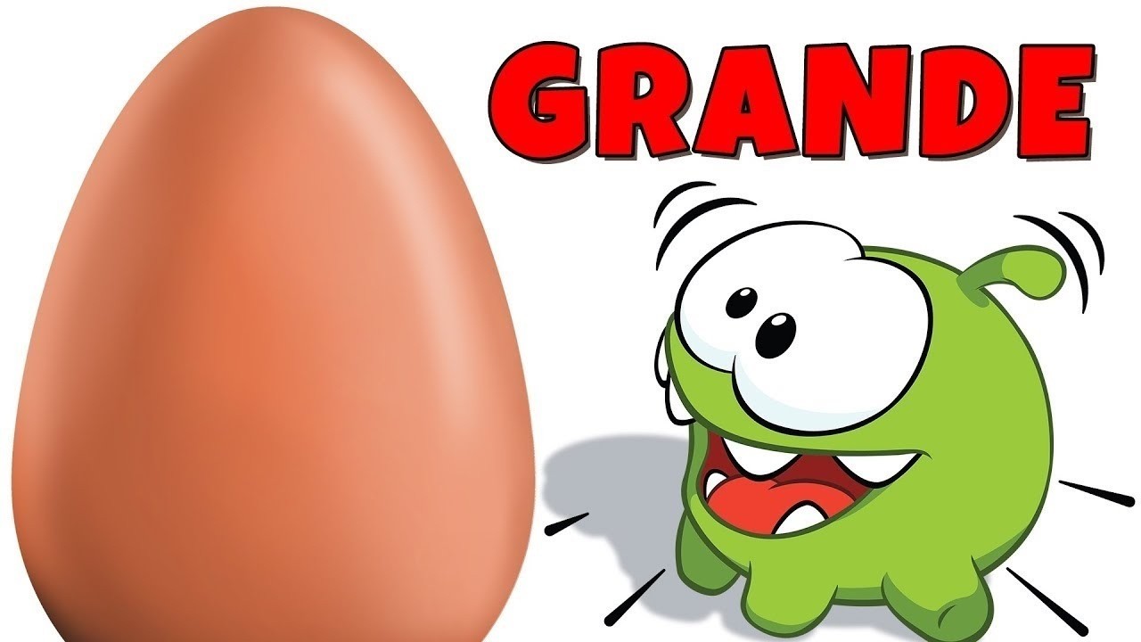 🔴 LIVE : Om Nom aprende tamaños con huevos sorpresa 🥚 Vídeos educativos para niños
