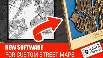 Testing New Software for Custom Street Maps. lasermapmaker