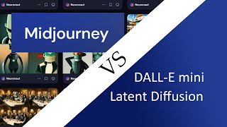 Midjourney - инструкция | сравнение с Latent Diffusion/DALL-E mini (crAIyon)