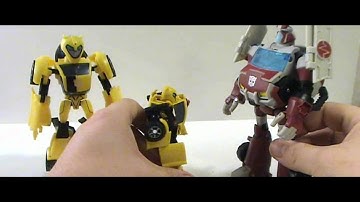 Video review of Transformers Animated; Activators Bumblebee