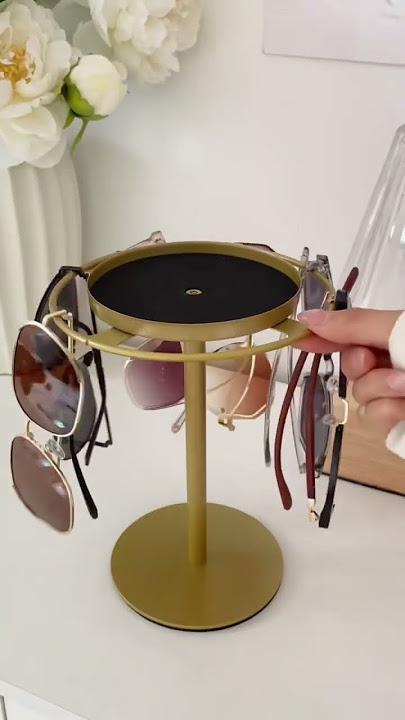 Suporte De Óculos De Ferro Organizador Com Fundo Antiderrapante #oculos