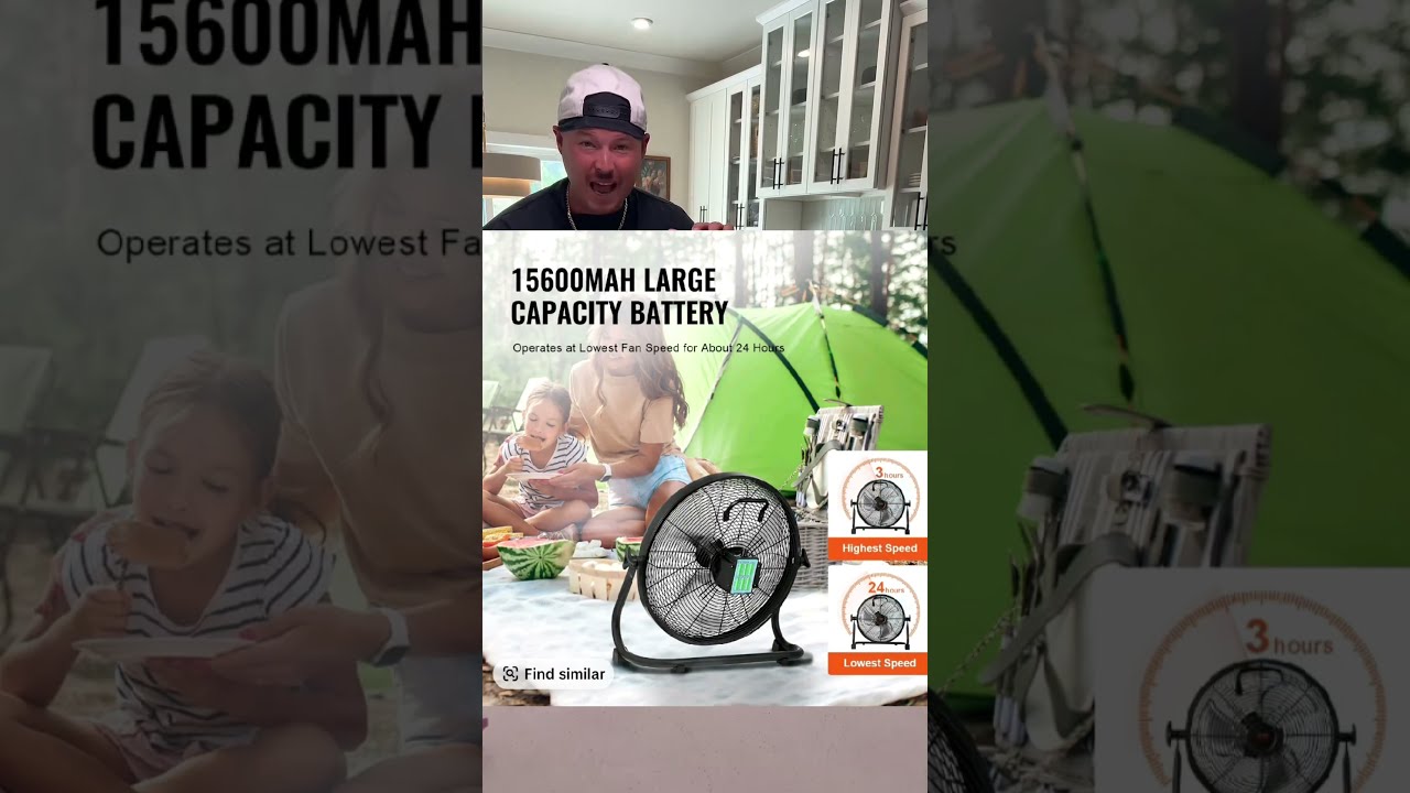 Tired Of The Heat This VEVOR Portable Fan Is A Game Changer With 15 600mAh Battery 