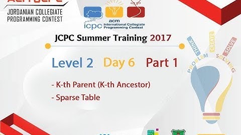 JCPC Training 2017 - Level 2 - Day 6 - Part 1 - Mutasem Al-Kayed: K-th Ancestor