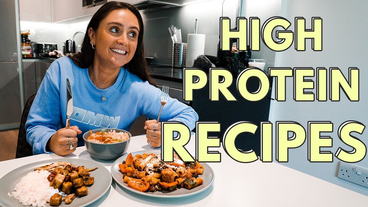 HEALTHY RECIPES | high protein vegetarian + pescatarian meal ideas