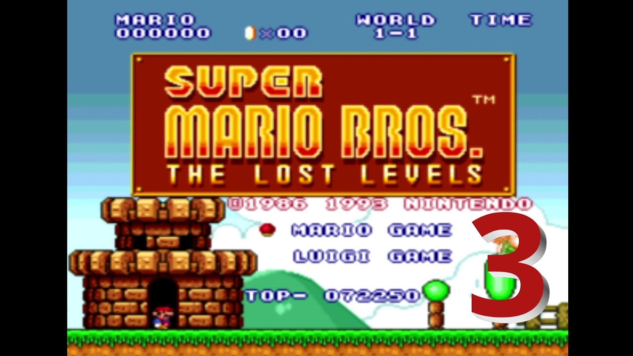 Lets Play Super Mario Bros. The Lost Levels Part 3 - Welt 4 ist nicht ...