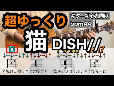 【ゆっくりギター】猫  /  DISH//