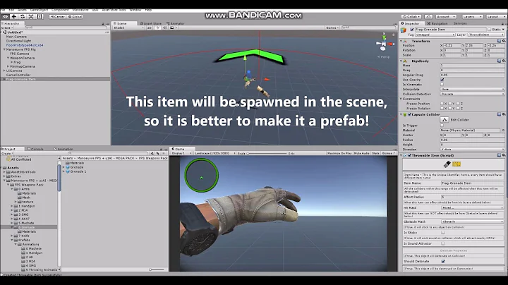 Manoeuvre FPS   Creating Throwable Items [Part 1 - Grenade]