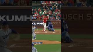 Alec Burleson HR vs Dodgers! #shorts #baseball #mlb #cardinals