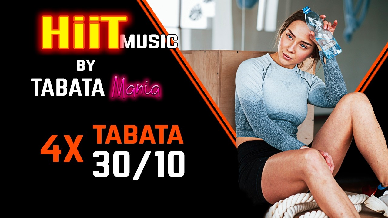 TABATA 30/10 - 4 Интенсивных Трека с 1 Минутой Паузы - HiiT Music