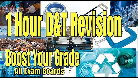 One hour of revision for GCSE Design and Technology !