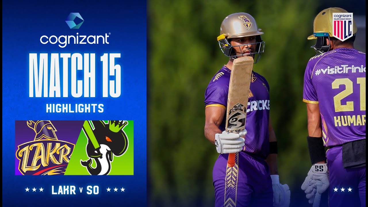 Cognizant Major League Cricket Game 15 Highlights | LA Knight