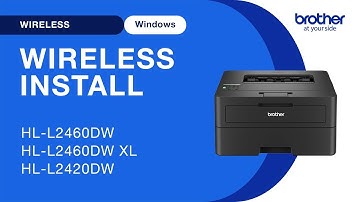 HLL2460DW wireless setup - Windows